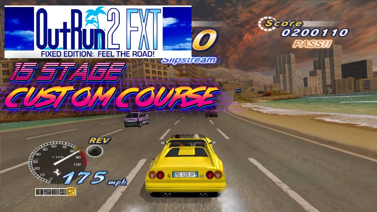 Outrun 2 FXT - Custom Course and Music  (Sprinter - Super Hang-On)
