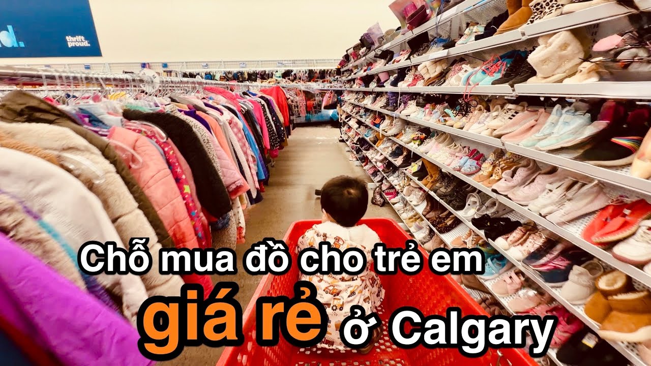 Mua đồ cho em bé ở Canada | Vlog 342 | Cuộc sống Canada