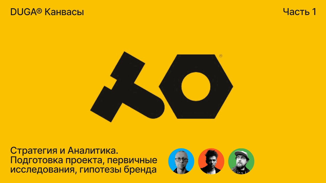 DUGA® Канвасы Часть 1. Стратегия и Аналитика. Подготовка проекта, исследования, гипотезы бренда.