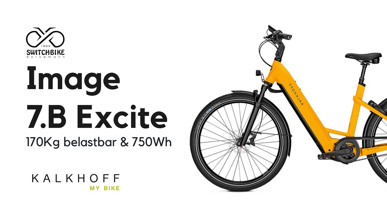 Riemen & 750 Wh 🔋  170 kg Belastbares E-Bike! Kalkhoff Image 7B | Switchbike Bornemann