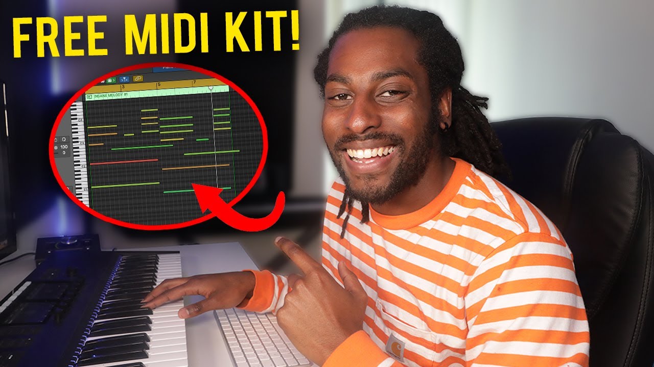 MAKING AN INSANE MELODIC BEAT USING A FREE KIT FOR PRODUCERS (Free Midi Kit Download)