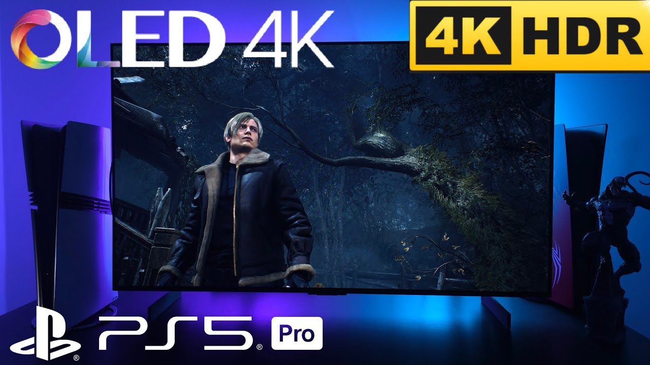 RESIDENTE EVIL 4 REMAKE PS5 PRO & OLED C4 4K 60 FPS HDR ULTRA GRÁFICOS 