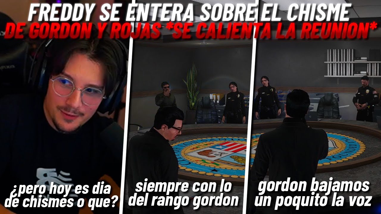 FREDDY(dess) SE ENTERA SOBRE EL SALSEO QUE HAY DE GORDON Y ROJAS😱*lewis y fermin se tiras piques*🤣