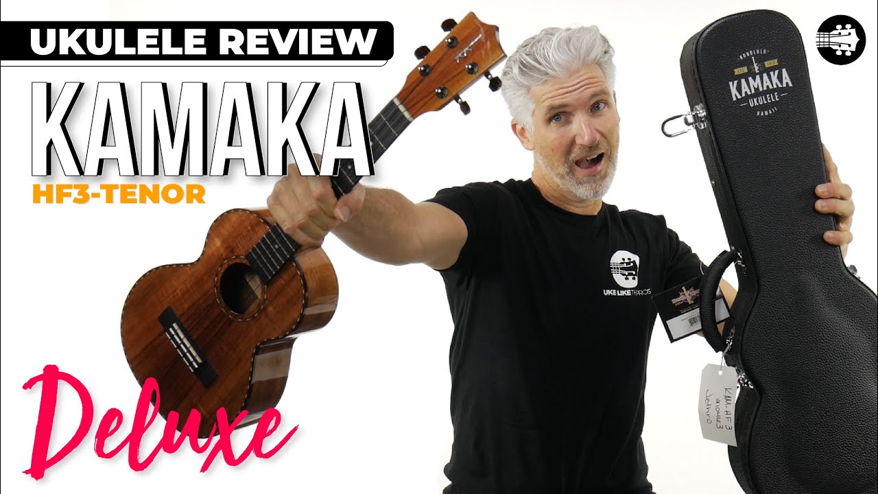 Kamaka HF3 Deluxe Tenor Ukulele Hawaiian Koa | #Ukulele Review