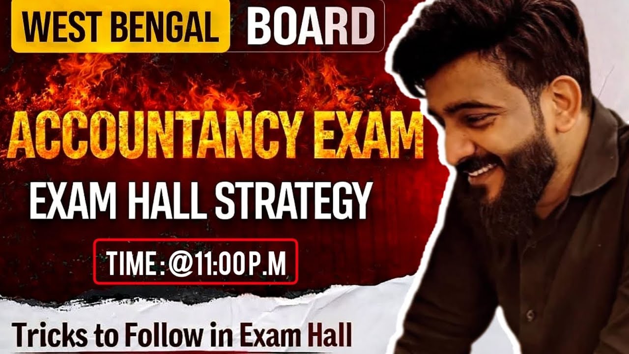 ||Accounts Exams Hall Strategy ||Tips to remember ||