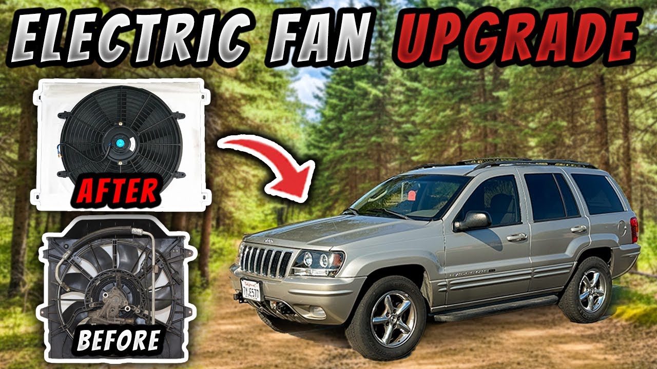 Замена гидравлического вентилятора на электрический на моем Jeep WJ Grand Cherokee.