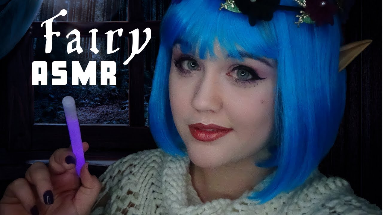 ASMR Fantasy Roleplay | Moonflower Fairy Helps You Sleep | Light Triggers and Sleep Hypnosis