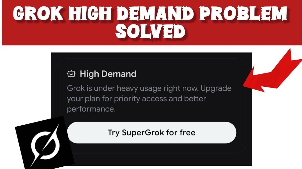 How To Solve Grok High Demand Problem || Rsha26 Solutions