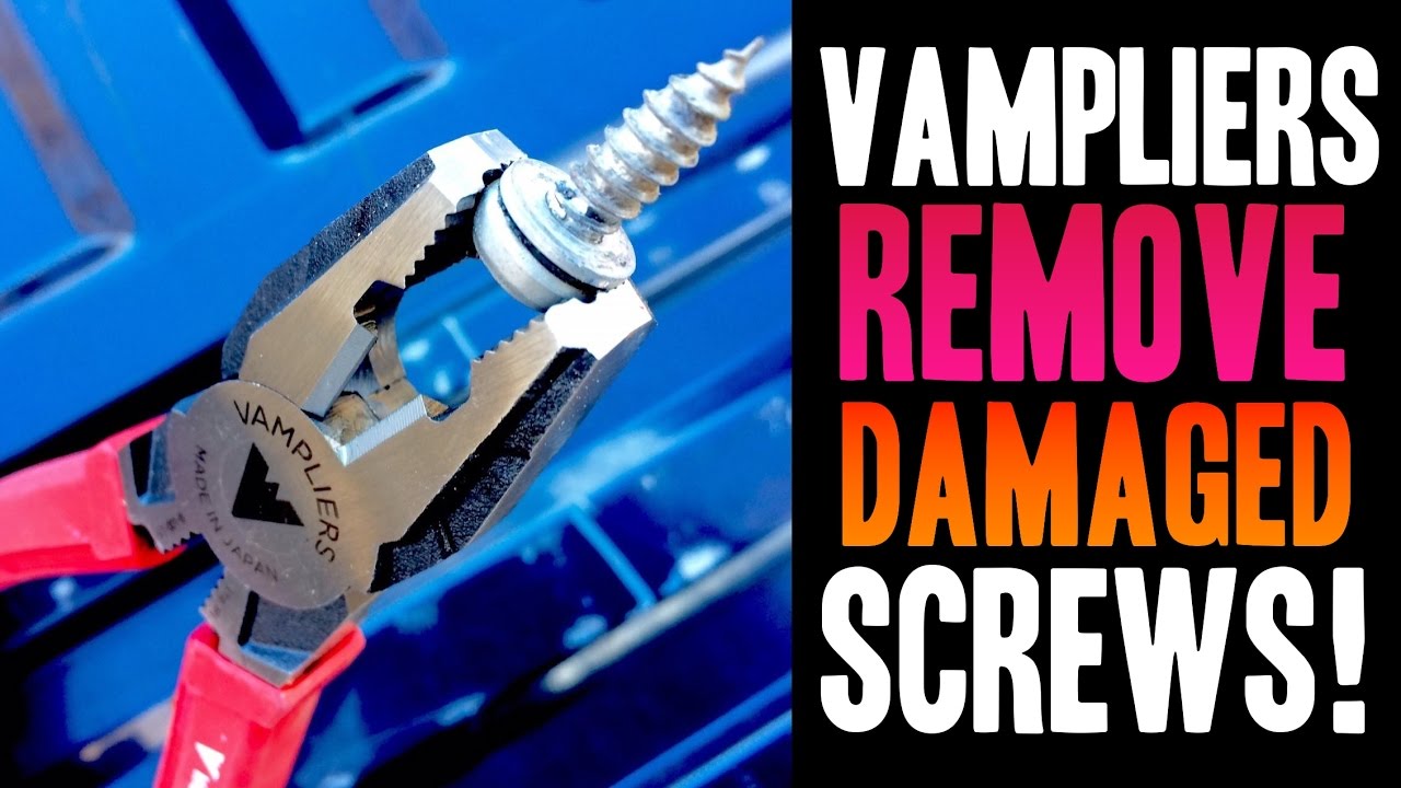 REMOVE DAMAGED SCREWS!! Vampliers (Made in Japan)