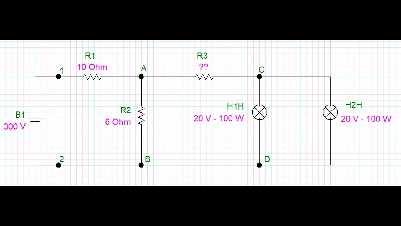 Corriente Continua 0016 Calcular el valor de una resistencia del circuito cumpliendo unas condicione