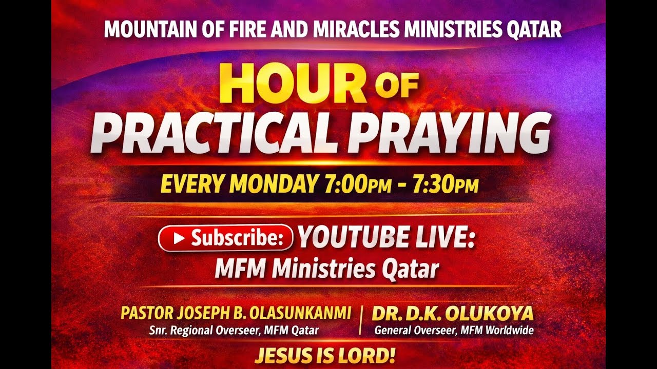 JANUARY 12TH PROSPERITY PRAYERS FOR YEAR, 2026 | HOUR OF PRACTICAL PRAYING  DR D.K OLUKOYA MFM QATAR
