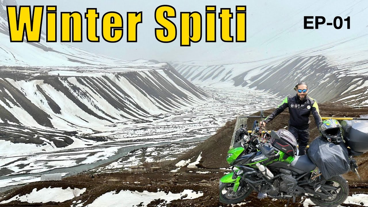 Delhi to Spiti Valley Bike Ride | Winter Spiti Trip | Kawasaki Versys 650