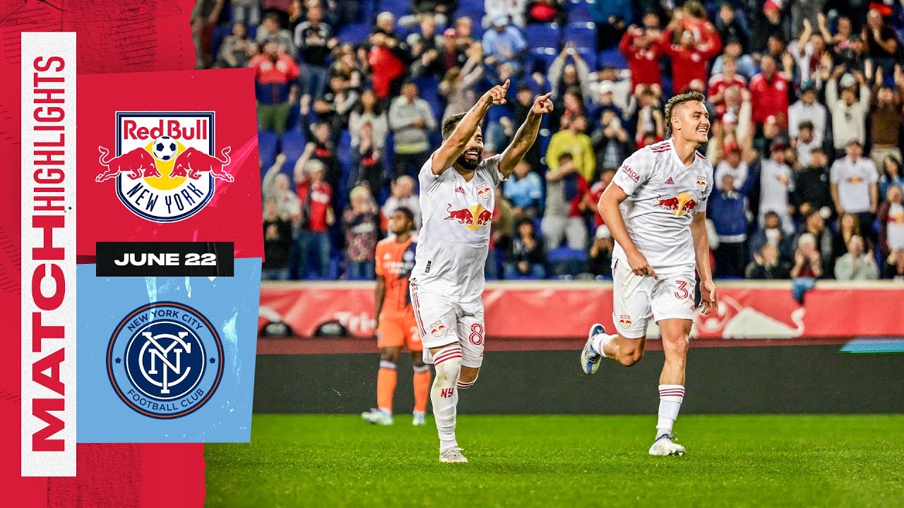 HIGHLIGHTS | RBNY On To Semifinal with 3-0 Open Cup Win vs. NYCFC | New York Red Bulls vs. NYCFC