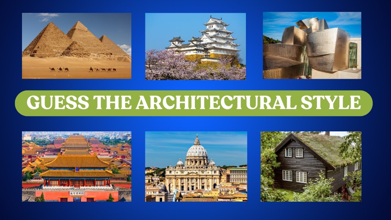 Guess the Architectural Style | QUIZ | 🌍 Discover the World of Architecture 🏛️