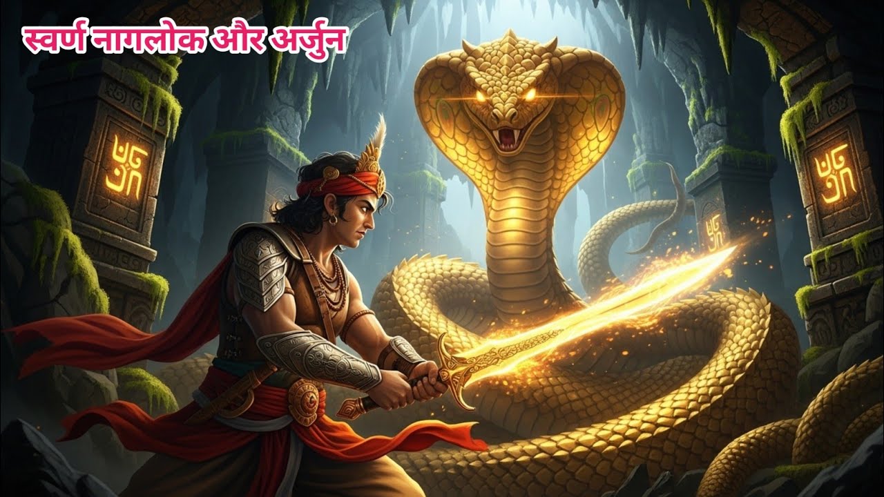 “स्वर्ण नाग और अर्जुन की रहस्यमयी यात्रा” #hindi kahani #naglok kahani