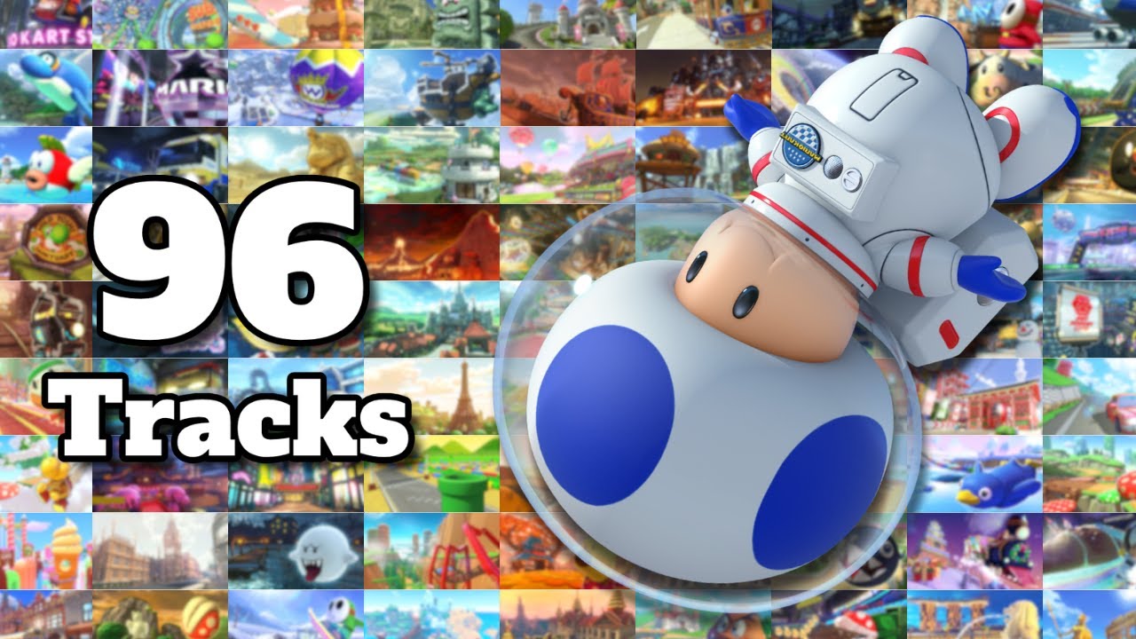 Я проехал по всем трассам в Mario Kart 8 Deluxe на 200 куб. см.