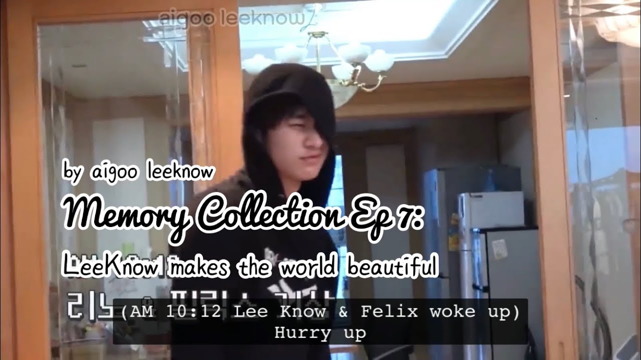 [StrayKids Memory Collection EP 7]: LeeKnow Makes the World Beautiful