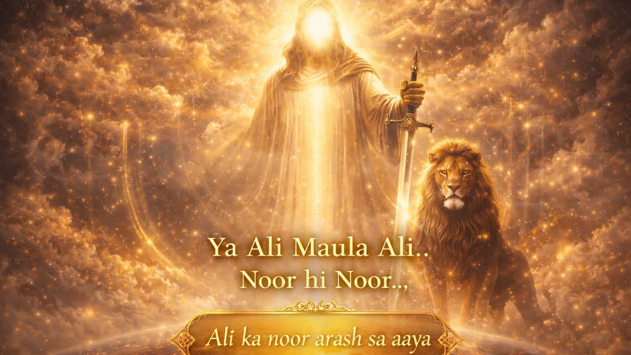 YA ALI MAULA – NOOR HI NOOR | Rooh Ko Hila Dene Wala Boosted Manqabat | Ali Ka Noor Arsh Se Aaya