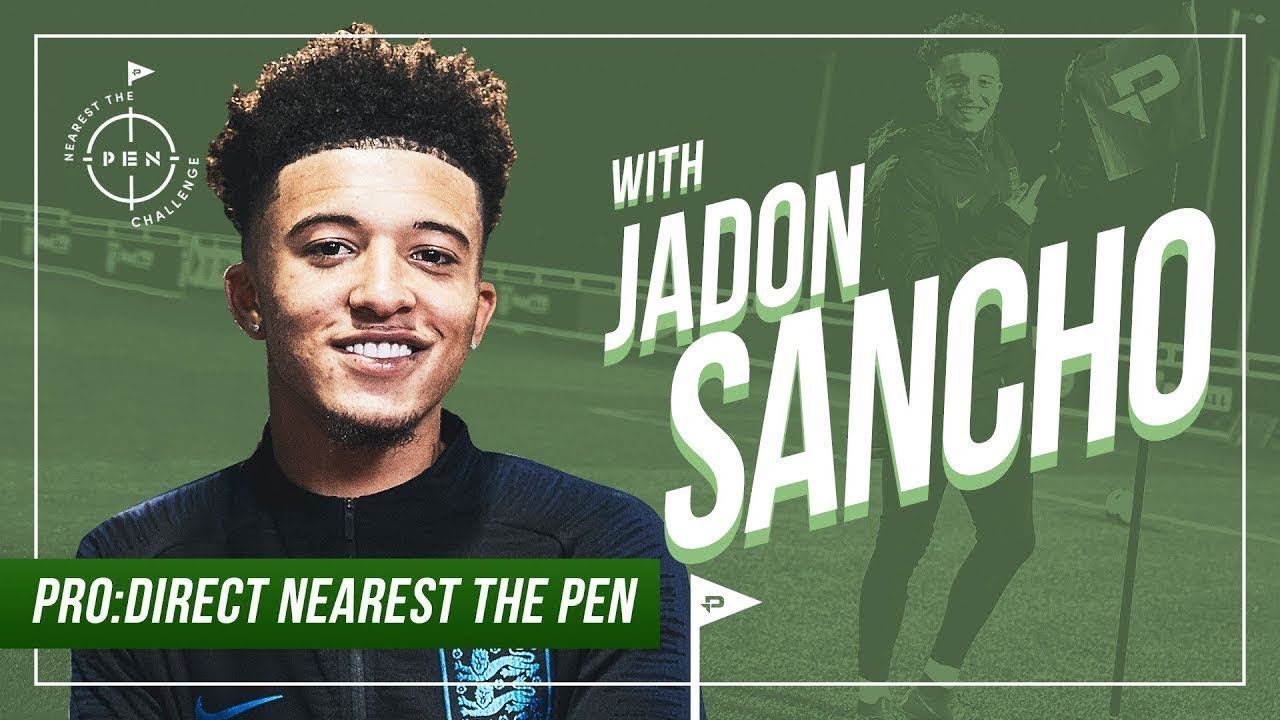 JADON SANCHO | Pro:Direct Nearest The Pen Challenge