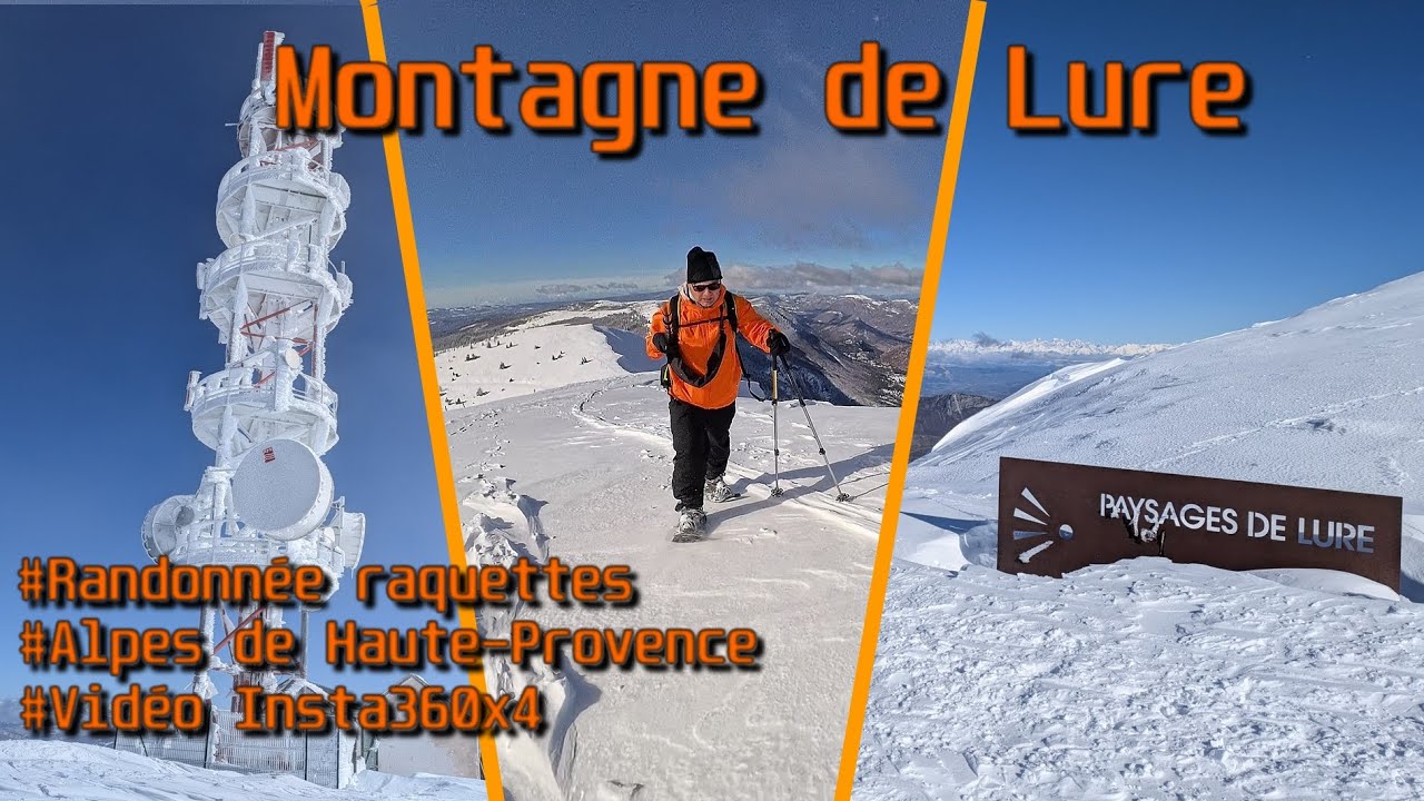 Randonnée raquettes sur la montagne de Lure