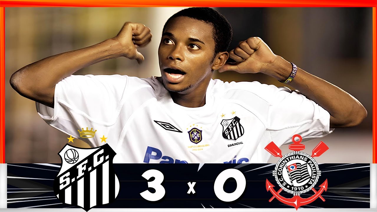 Santos 3x0 Corinthians ●Campeonato Paulista 2005● ★Melhores Momentos★ ●Show de Robinho●