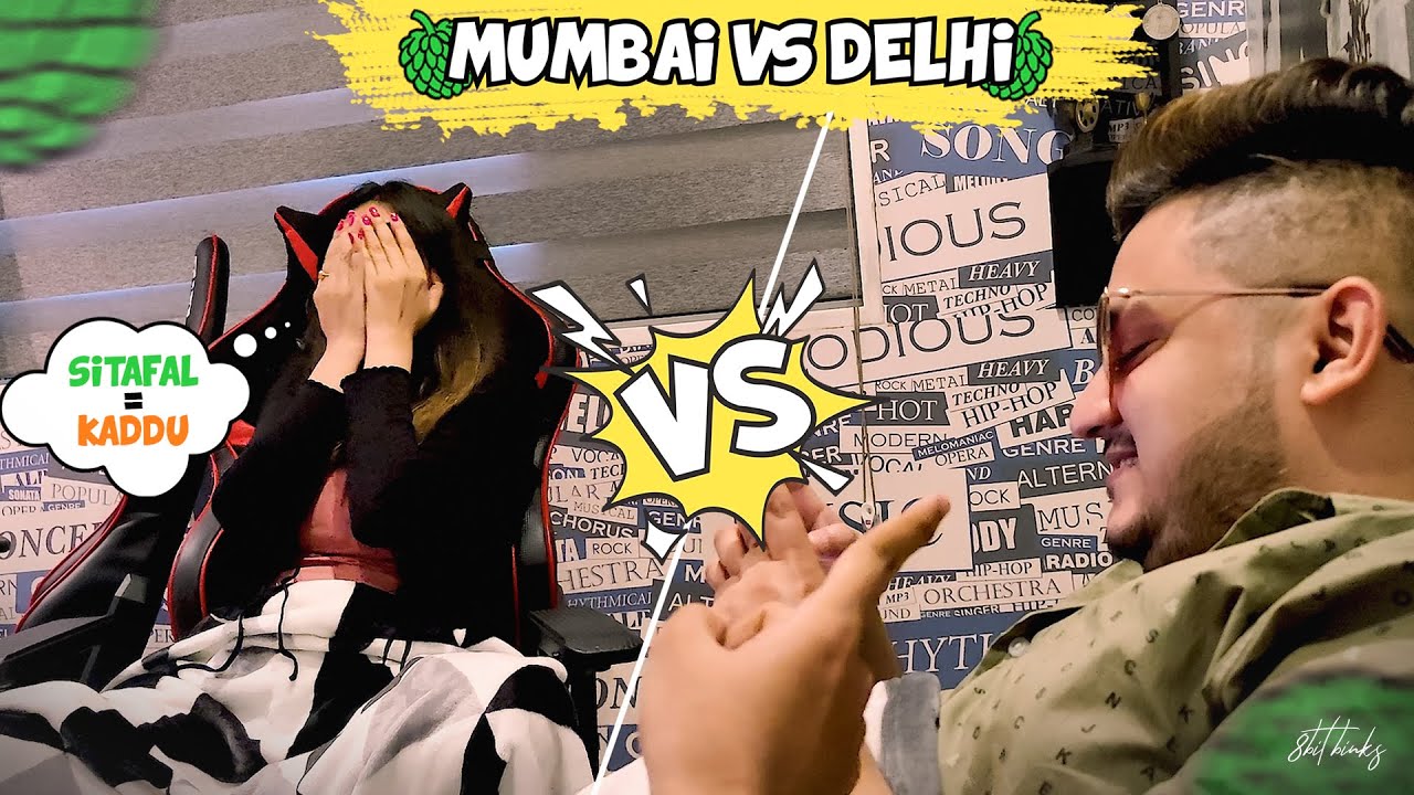 Debate on Sitafal B/w Mumbai & Delhi | Vlog-2 (Part-I) | 8bit Binks69