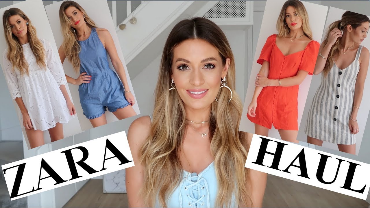 HUGE  ZARA HAUL UNBOXING TRY ON AND GIVEAWAY