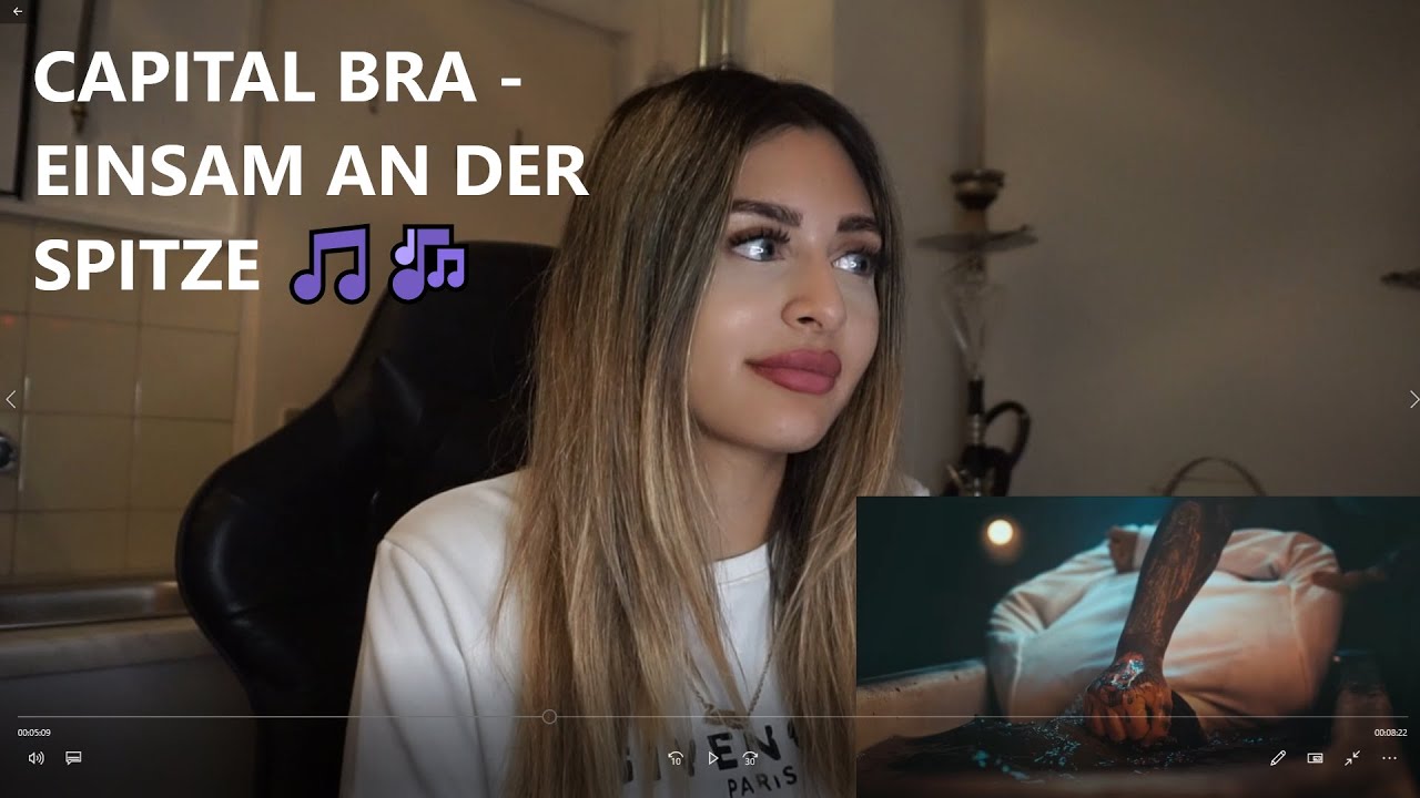 CAPITAL BRA - EINSAM AN DER SPITZE 🎵🎶 REAKTION Zeynep Szr 🎵🎶 #capitalbra