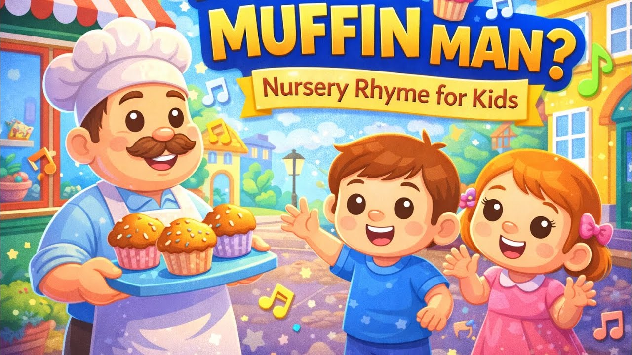 The Muffin Man Song 🧁 | Do You Know the Muffin Man | Nursery Rhymes