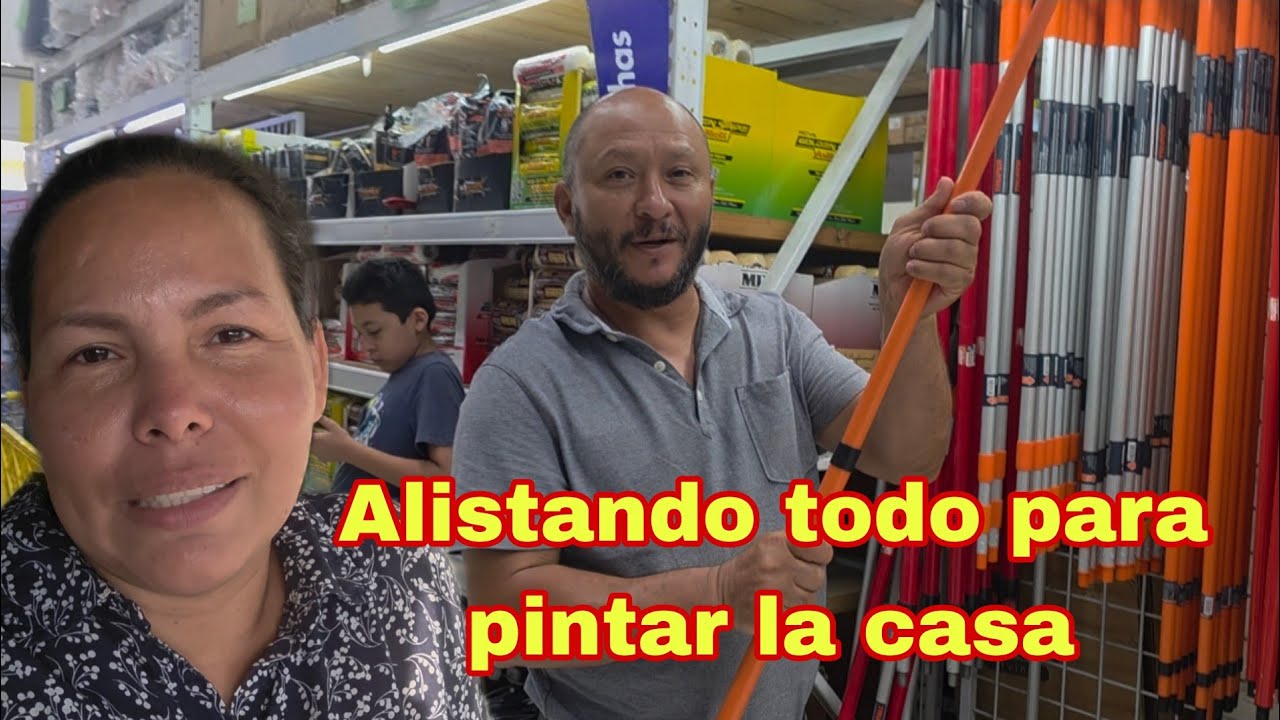   Comprando PINTURA para LA CASA que estamos CONSTRUYENDO en El Salvador 🇸🇻 
