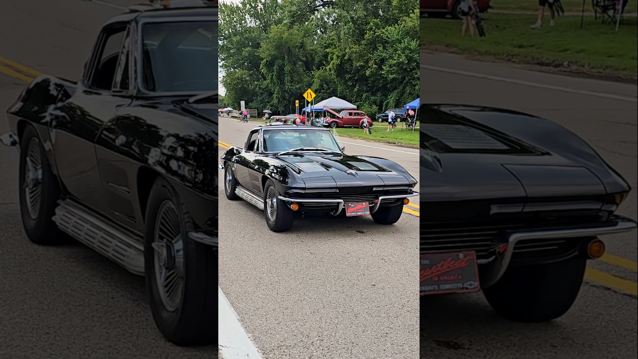 1963 Chevrolet Corvette Classic Car Drive By Engine Sound Cruisin' Hines 2024