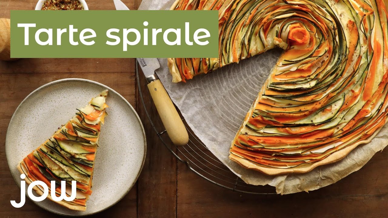 Recette de la Tarte spirale de légumes
