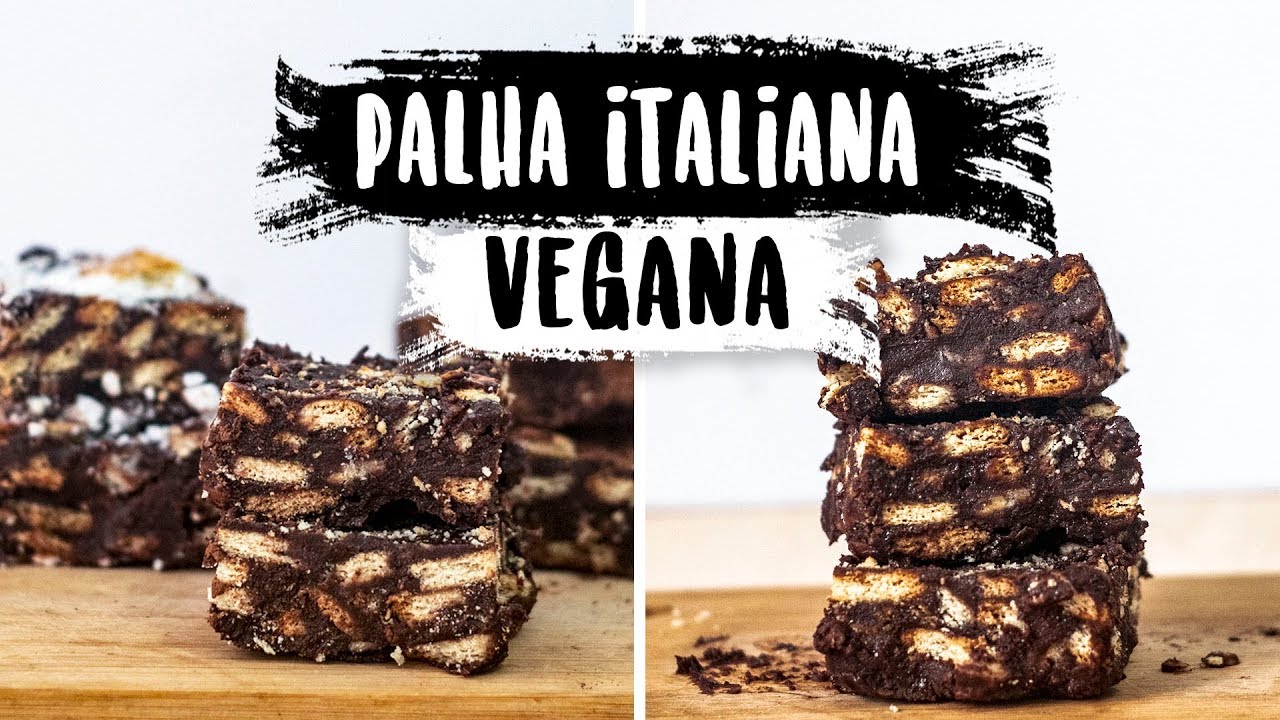 PALHA ITALIANA VEGANA | + Receita de leite condensado vegano