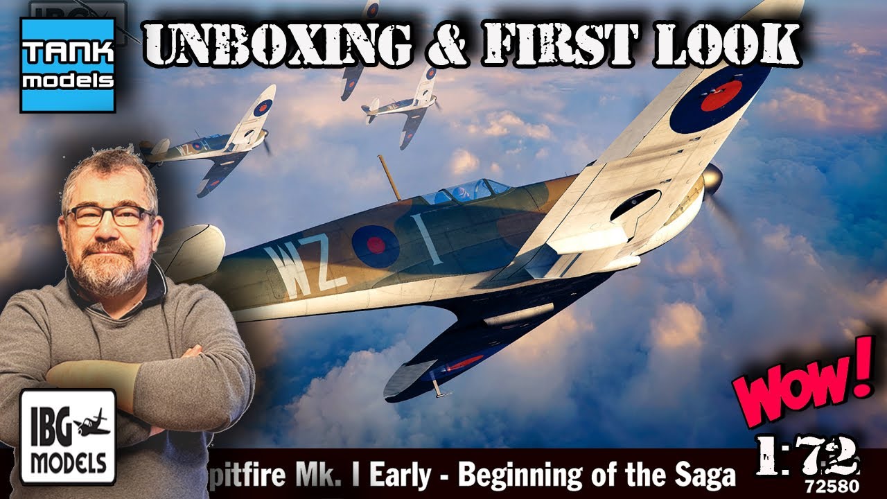 🇬🇧 SPITFIRE MK. I EARLY 🇬🇧 - Unboxing 478 (🇵🇱🇬🇧) - IBG Models 72580