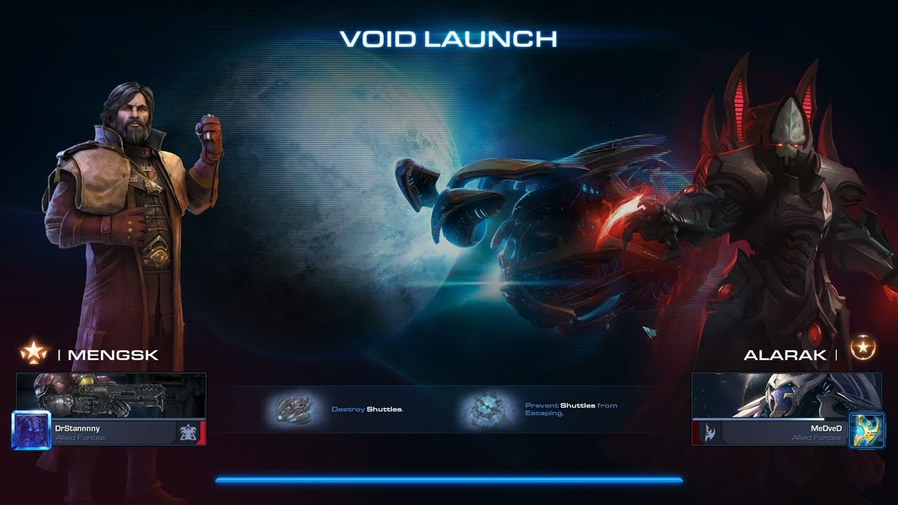 StarCraft 2 Co-Op Mengsk Brutal+Bonus. Void Launch
