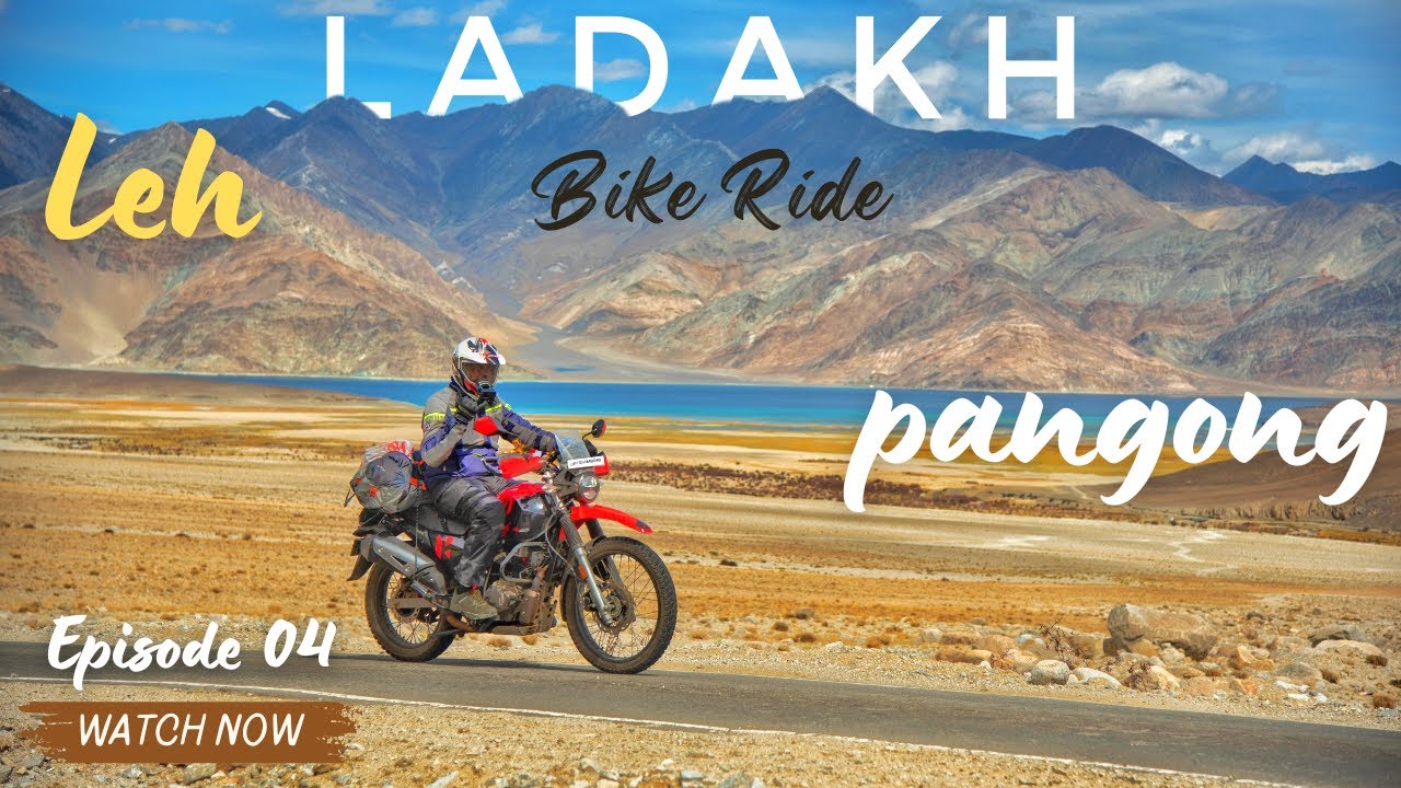 Ladakh Bike Trip | EP 04 | Leh to Pangong | Chang La Pass | Pangong Lake | Dream Ride to Ladakh 2024