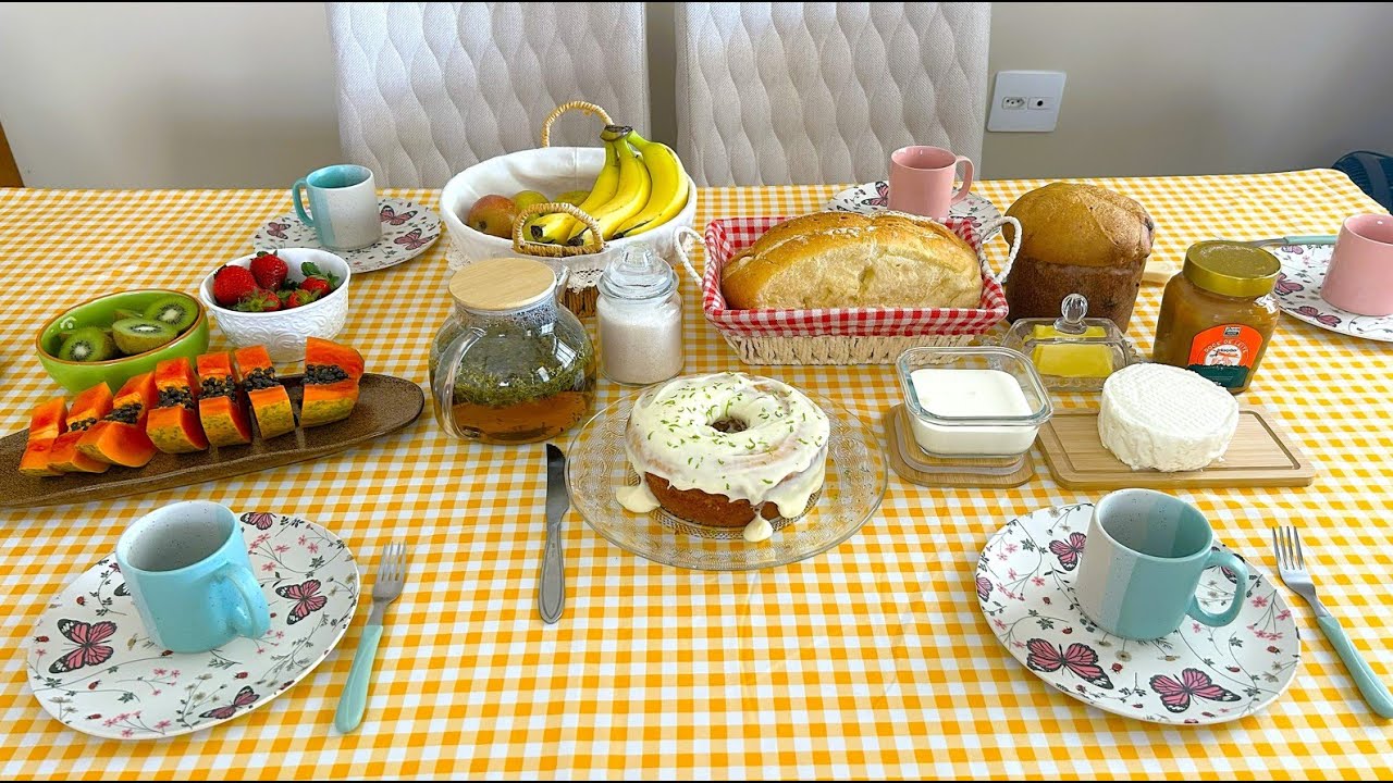 Mesa posta para o café da manhã - encontrando alegria nas coisas simples