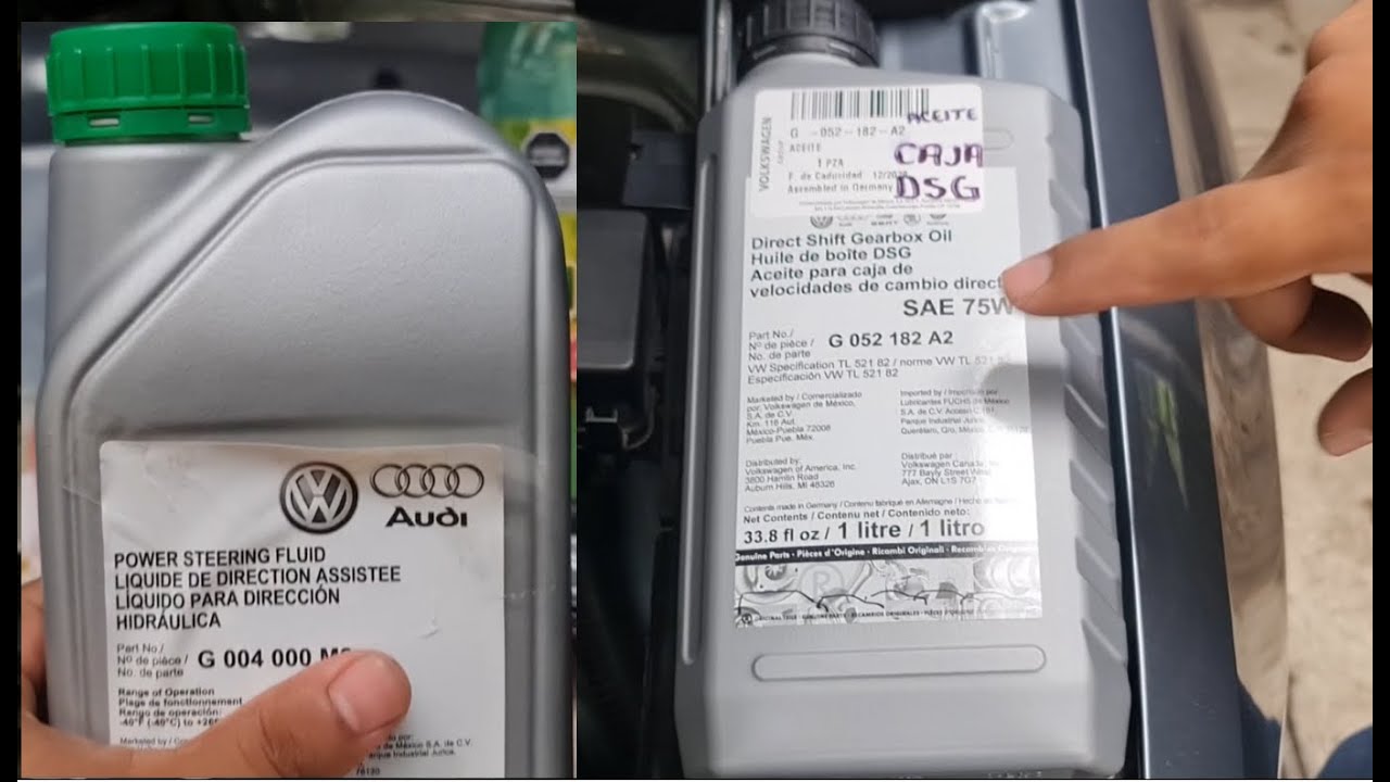 Cambiar aceite Mecatronica Transmision DSG7 dq200 0am Turbo 1.4 1.2 1.1 1.0 Seat Audi VW Skoda