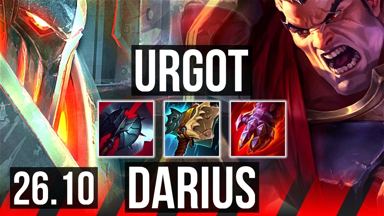 URGOT vs DARIUS (TOP) | EUW Master | 26.10