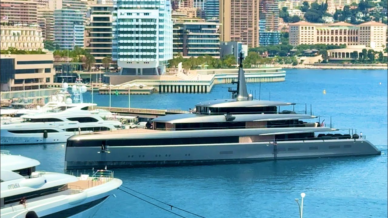 OBSIDIAN 85m FEADSHIP & OPTASIA 85m GOLDEN YACHTS AT MONACO GRAND PRIX 2025 ​⁠@emman25MC