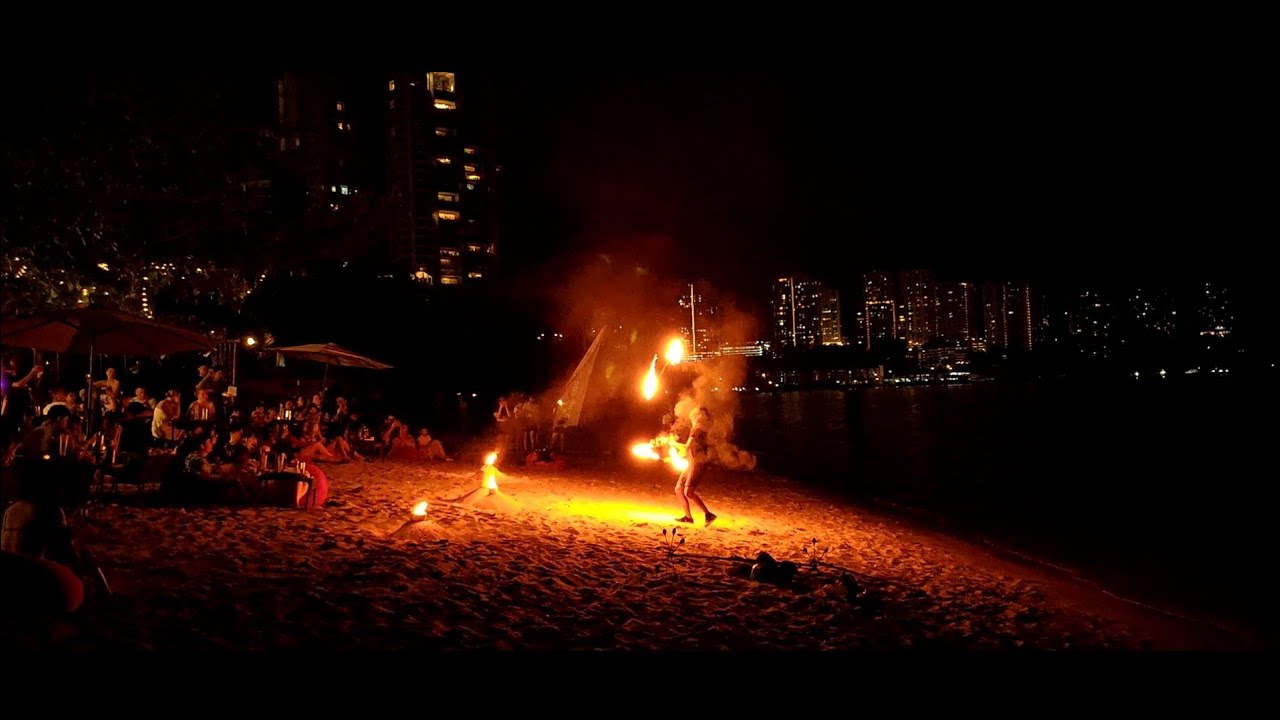 18 Feb 2023 | Fireshow,Laguna Bay,Beach Bar Penang,Tanjung Bungah | 4K HD