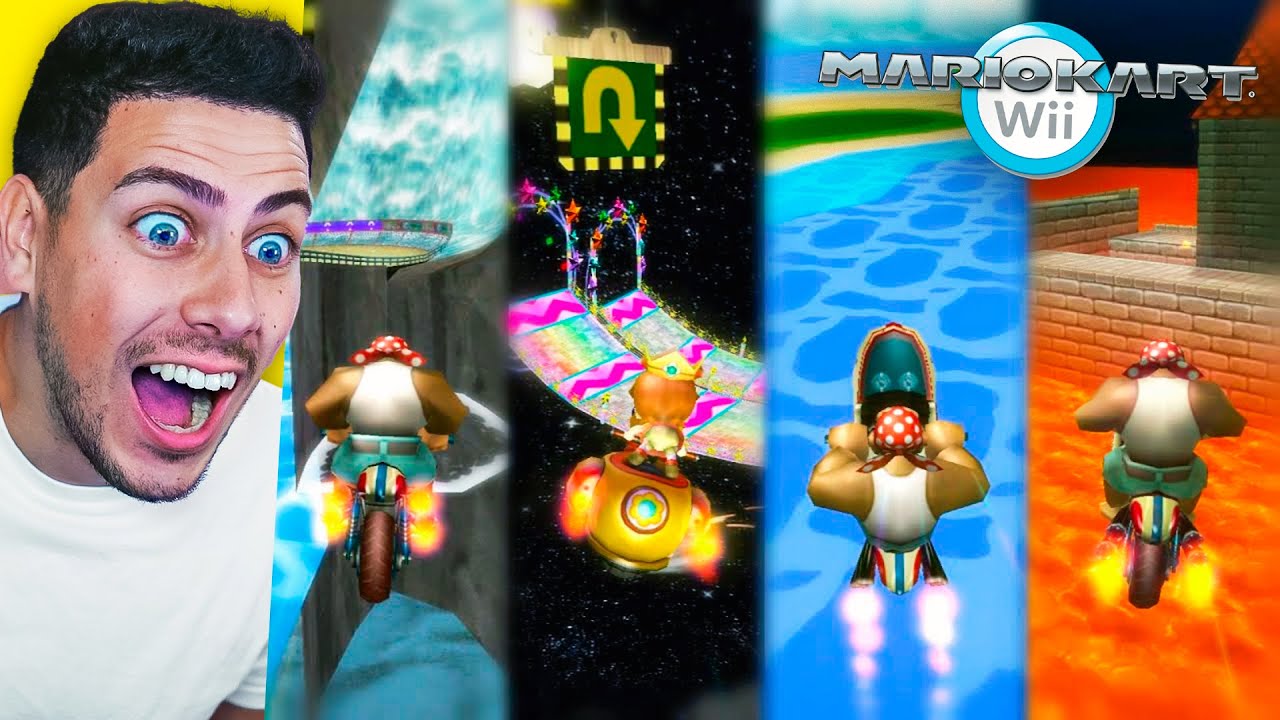 La MEJOR VUELTA de CADA CIRCUITO de Mario Kart Wii