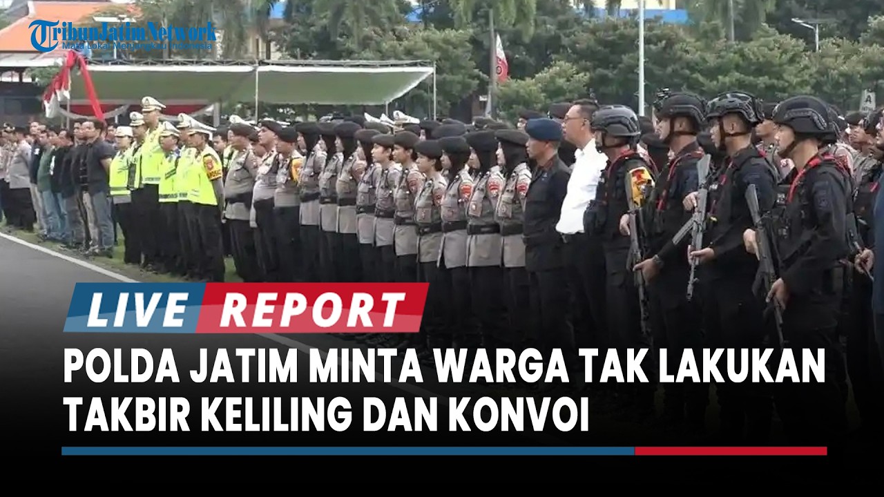 Polda Jatim Minta Warga Tak Lakukan Takbir Keliling dan Konvoi : Rawan Kecelakaan