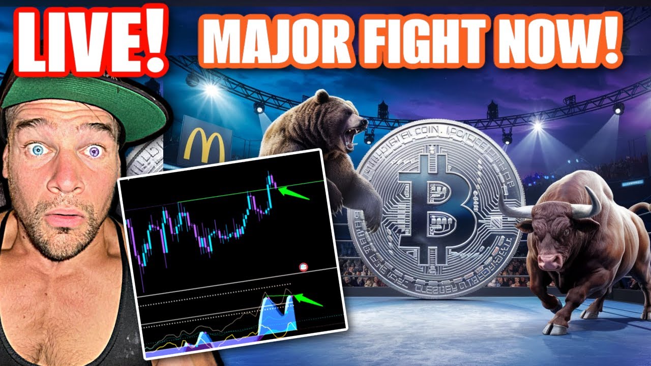 LIVE Trading BTC, Silver & Stocks 🚨 | Bitcoin at Major Decision Point | Silver BULLISH