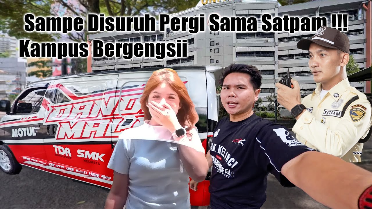 #BucinVlog Lagii‼️Prank Jemput Ayang Pake Grandmax ke Kampus Hedon - Dandi Malik Ditegur Satpam