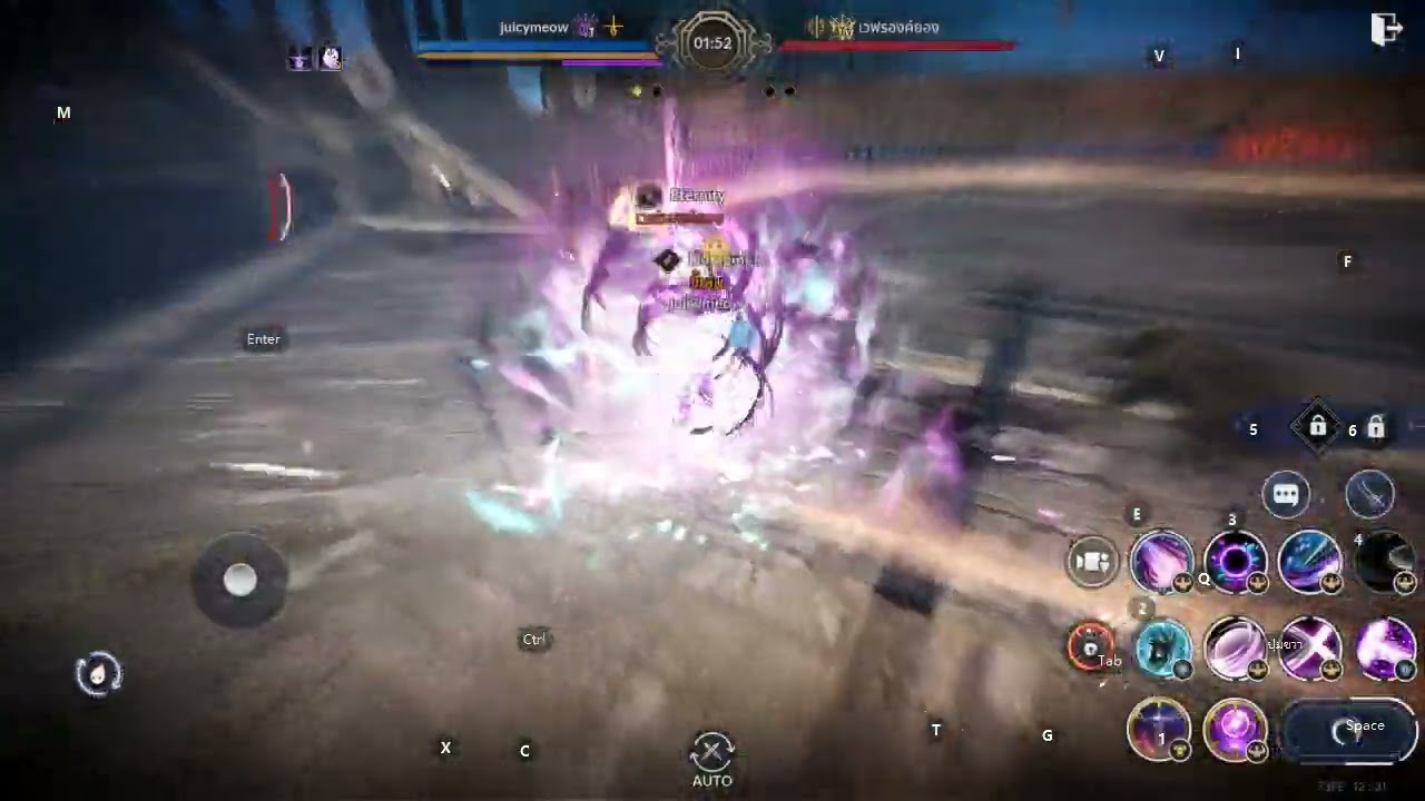Martial God Arena PVP : Darkness VS  Spiritwalker : Black desert Mobile