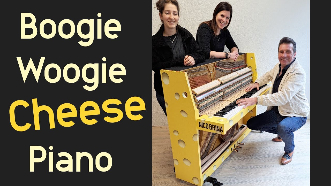 My Boogie Woogie Cheese Piano is finished 🧀 Nico Brina (special thanks to Marina & Lucia)