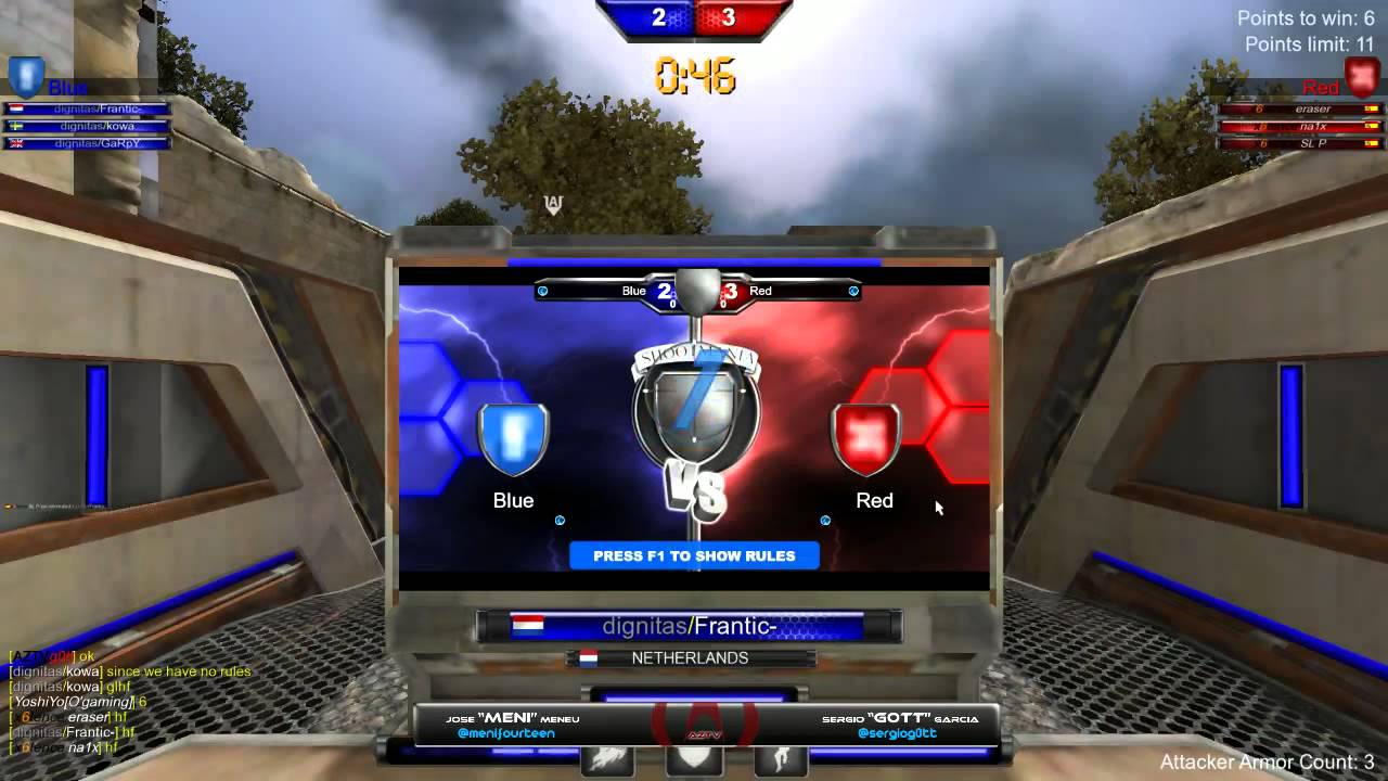 OGamingTV KOTH Shootmania | x6tence vs Dignitas