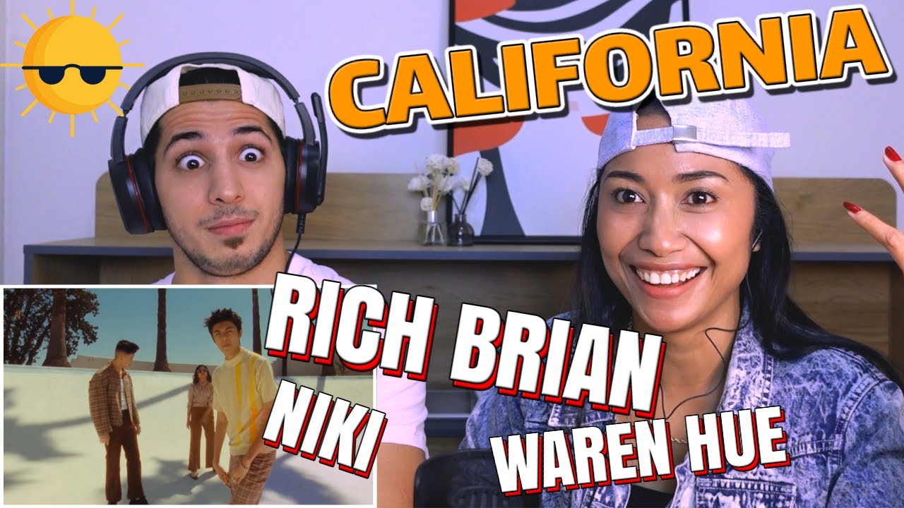 Rich Brian, NIKI, & Warren Hue - California (Official Music Video) - REACTION