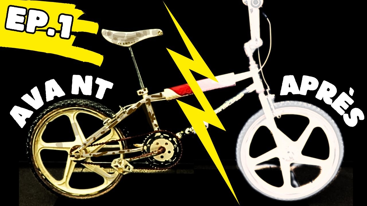 Identification et démontage - RESTAURATION BMX 80's - EP.1